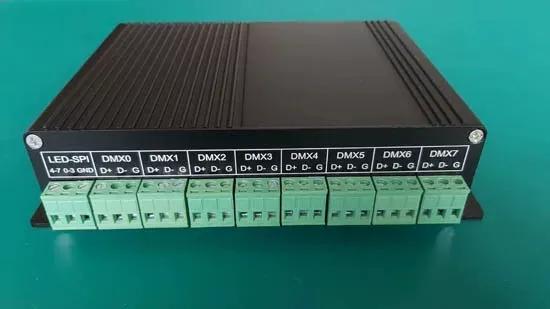 8口DMX512和LED輸出,支持20多套軟件MA2,Madrix破解,帶Wifi,2網口