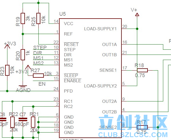 電子制作：基于DMX512的步進電機及LED控制器