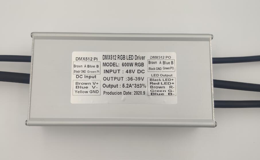 600w(13串5.2A)  600W低壓RGB驅動電源